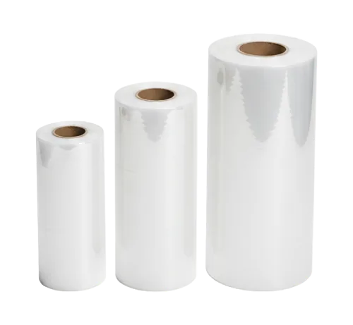Rolls of compostable shrink wrap film